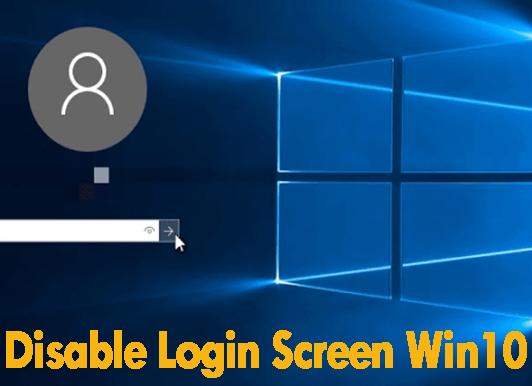 Как отключить вход в windows